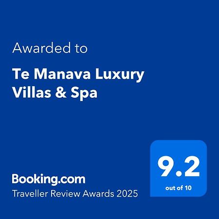 Te Manava Luxury Villas & Spa Rarotonga Eksteriør billede